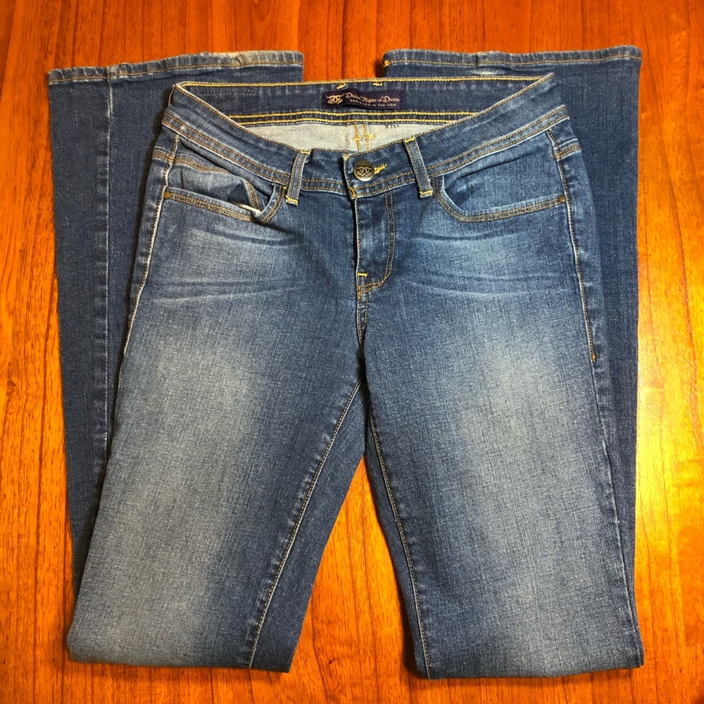 Divine rights of denim flare leg jeans